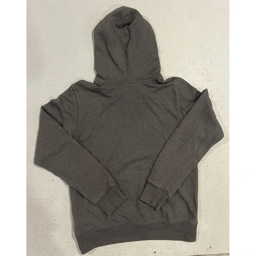 North Face Hoodie Mens Small Gray Sweatshirt Shirt Pullover Graphic‎ Logo